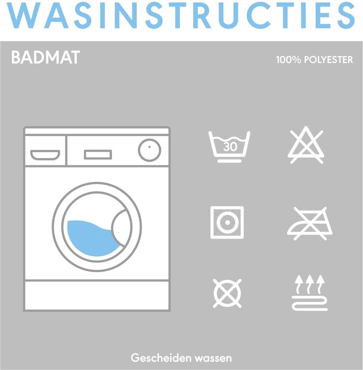 Sealskin Twist Badmat 60x90 cm - Microfibre - Wit