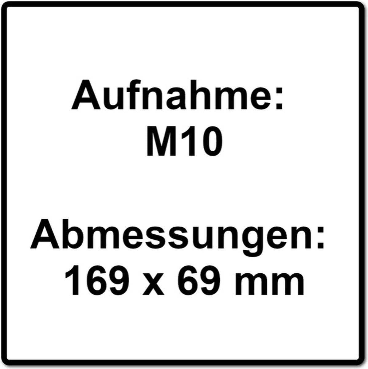 Bosch Accessories 2608900000 Expert Handle for Vibration Control M10 haakse slijper, 169 x 69 mm