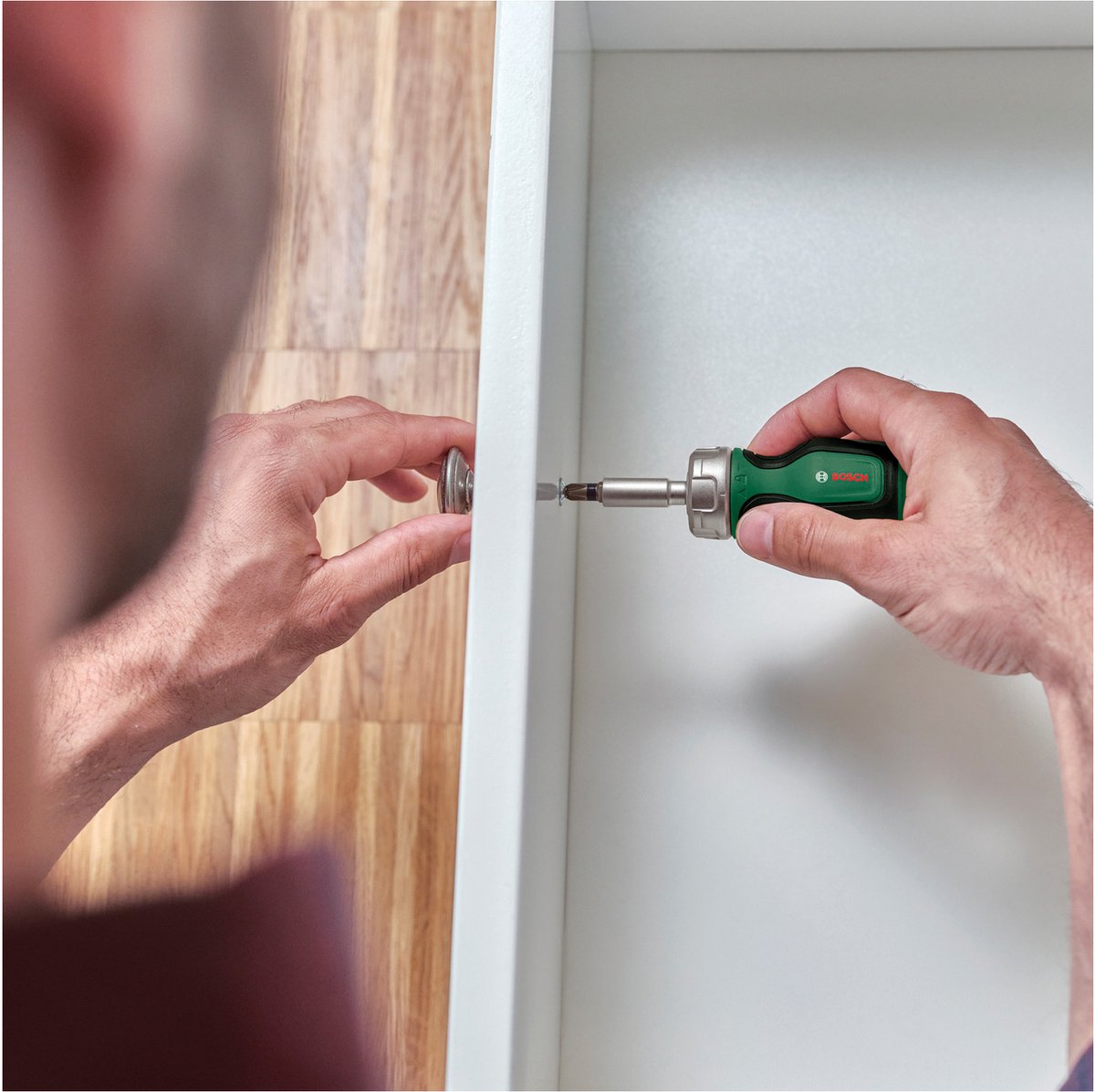 Bosch Compacte ratel schroevendraaier - met 6 bits