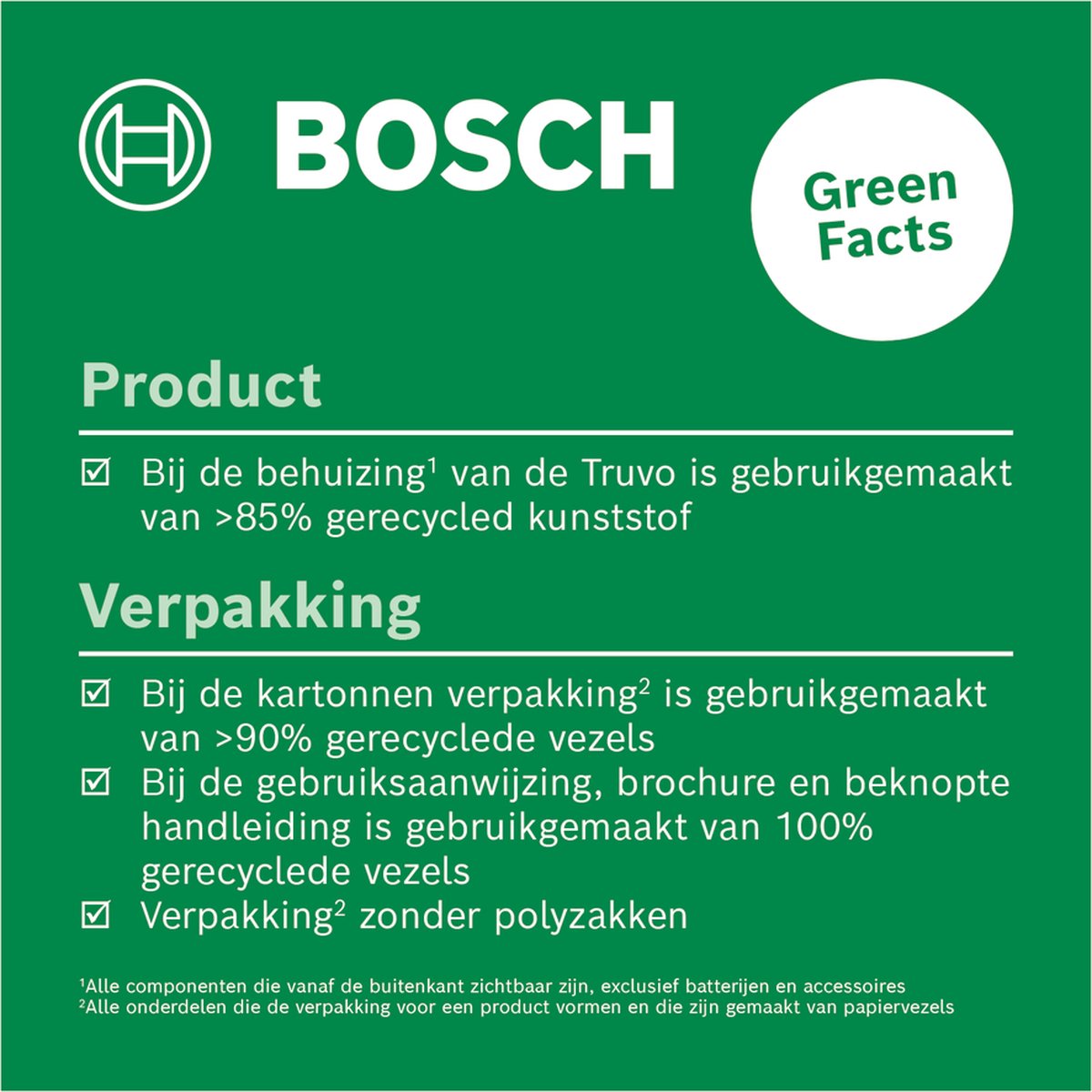 Bosch Truvo - Leidingzoeker - Inclusief Batterijen