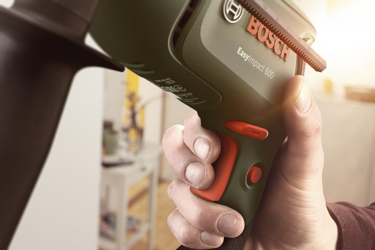 Bosch EasyImpact 600 Klopboormachine - Op snoer - 600 W - Met koffer