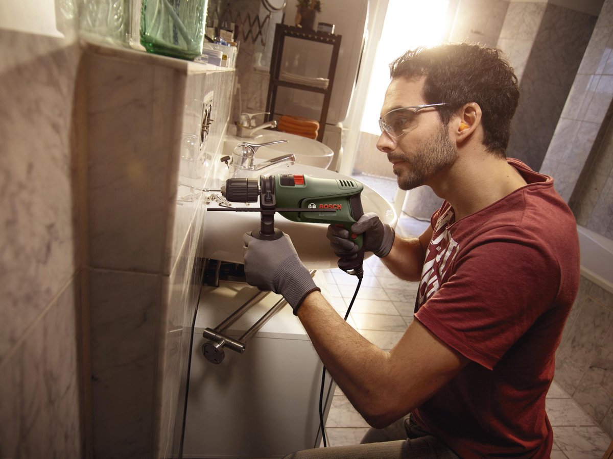 Bosch EasyImpact 600 Klopboormachine - Op snoer - 600 W - Met koffer