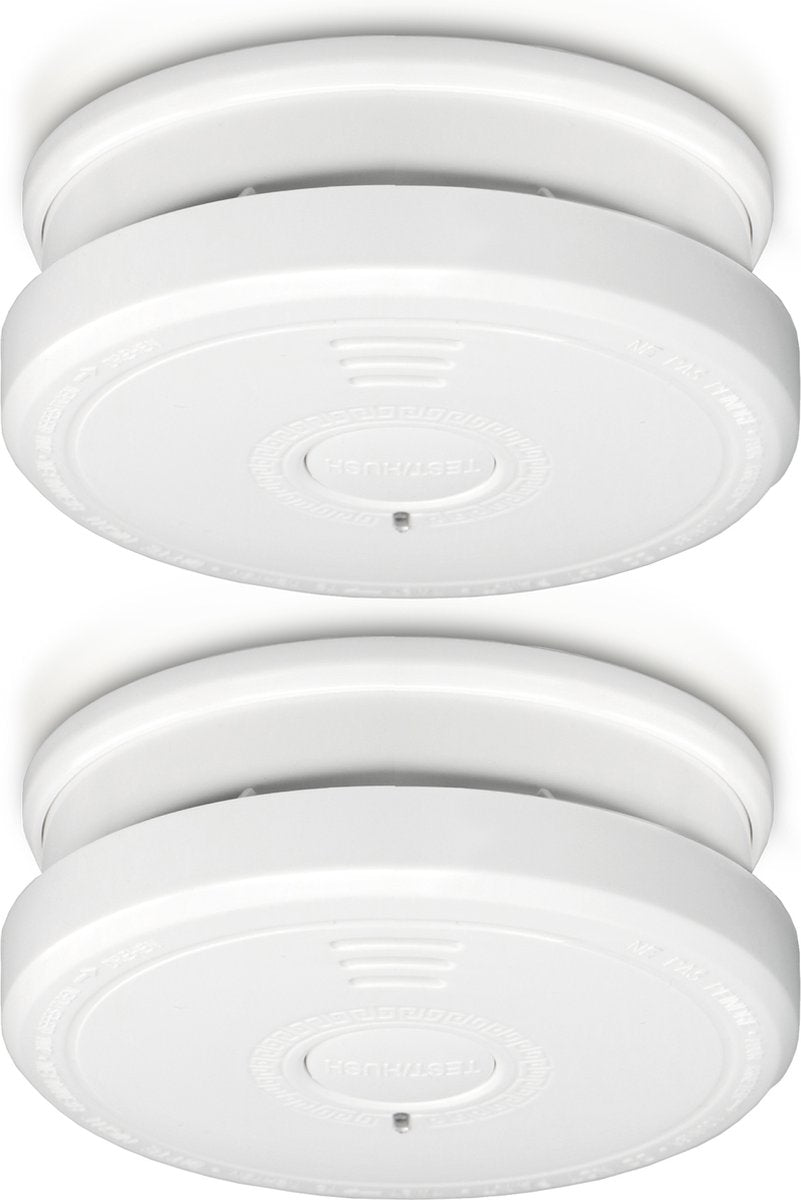 Alecto SA20 2X - Rookmelder - 10 jaar sensor - Voldoet aan Europese norm EN14604 - 2 stuks