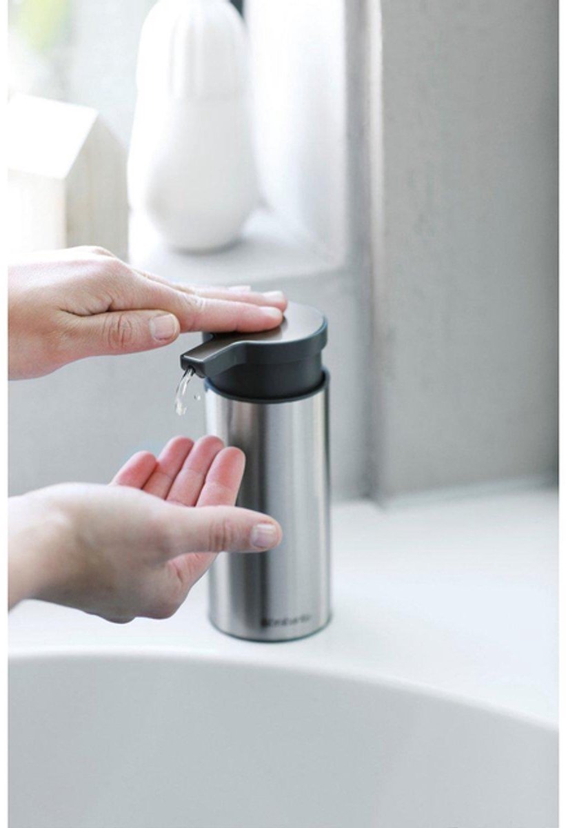 Brabantia Zeepdispenser - 200 ml - Matt Steel