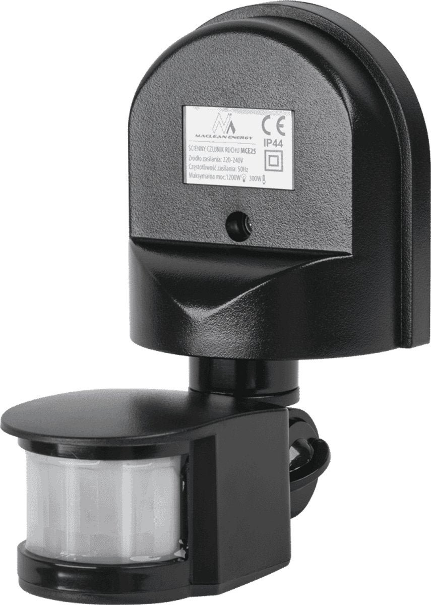 Wandbewegingssensor en schemering 180 ° - Maclean MCE25