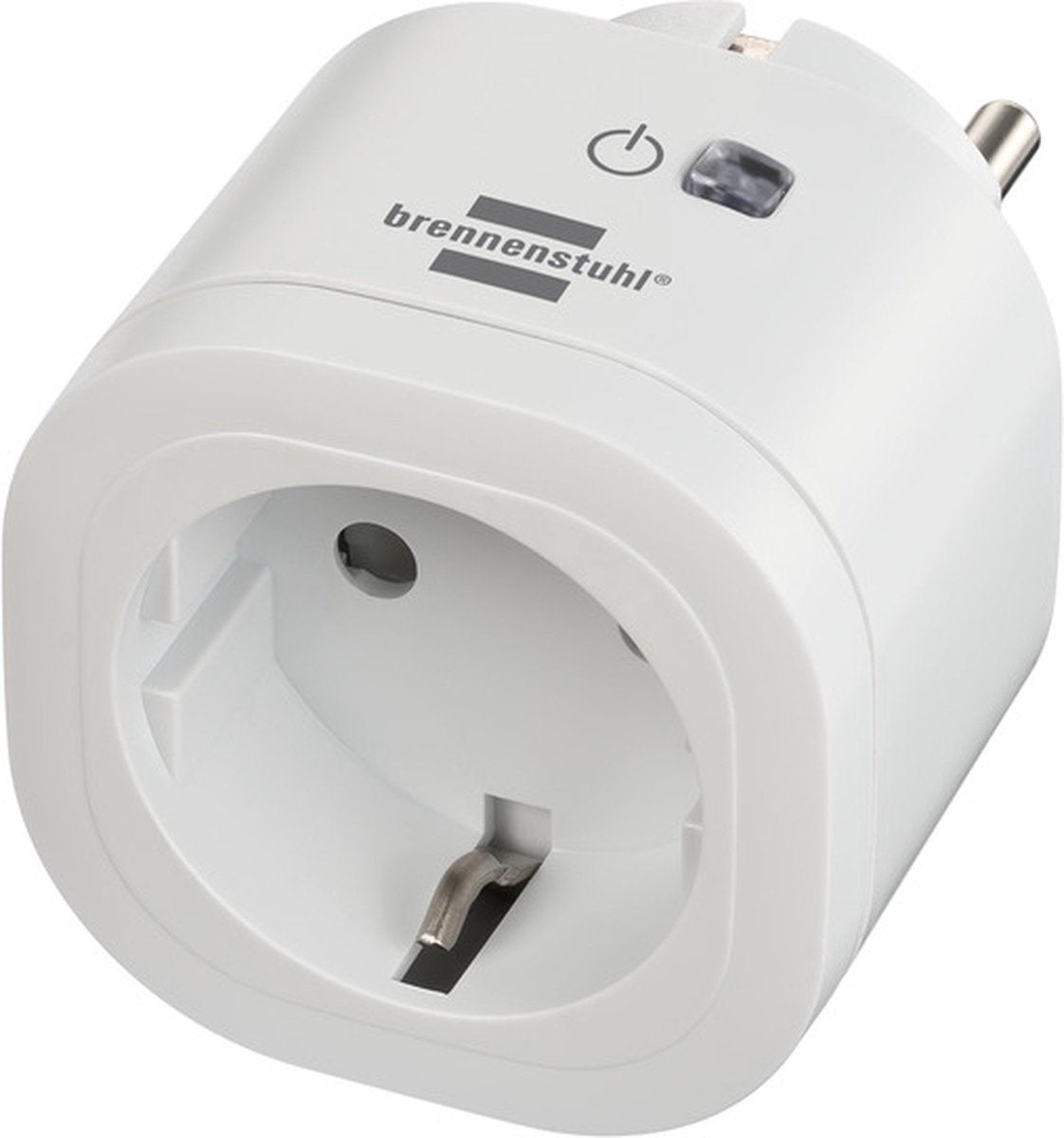 brennenstuhl®Connect Smart Plug WA 3000 XS01 (Slimme Stekker 2,4 GHz compatibel met Alexa en Google Assistant, smart stekker met Tijdsschakelaar, gratis app)