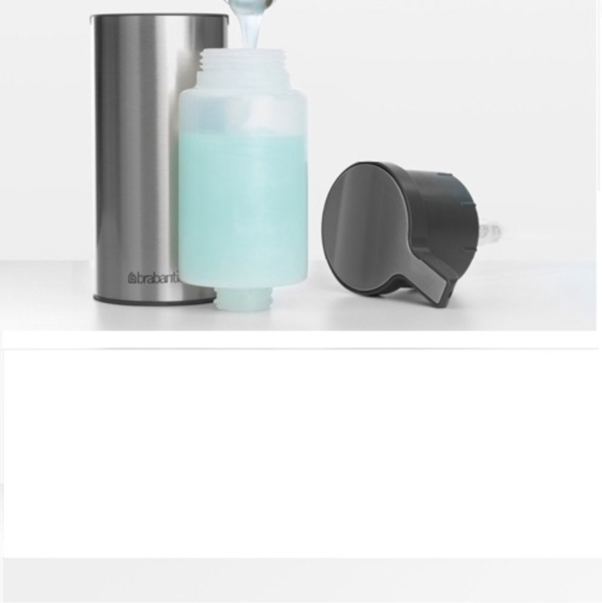 Brabantia Zeepdispenser - 200 ml - Matt Steel