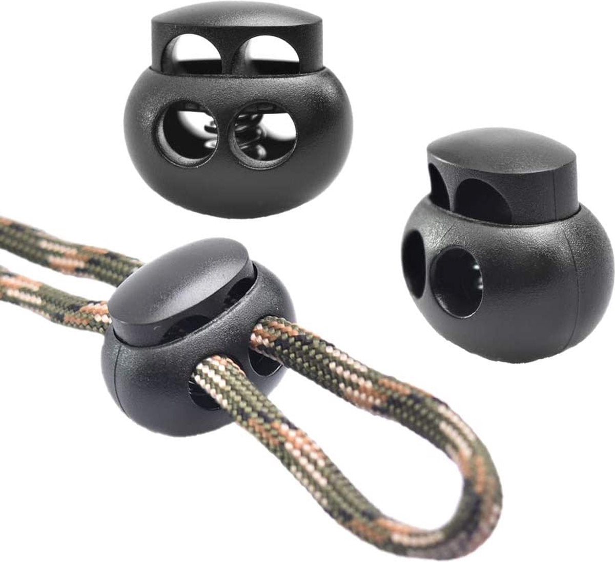 BOTC 20x Koordstopper - Koordsteller- Lanyard String Koord Clips voor Drawstrings Gebruik in Schoenveter