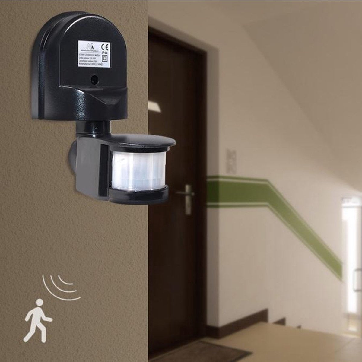 Wandbewegingssensor en schemering 180 ° - Maclean MCE25