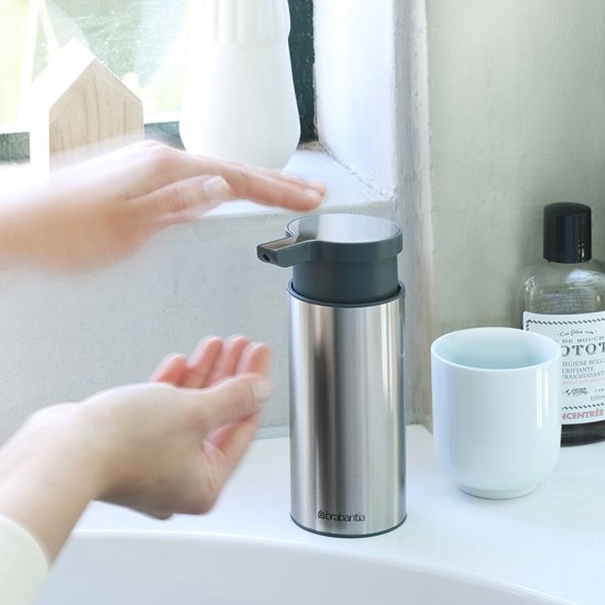 Brabantia Zeepdispenser - 200 ml - Matt Steel