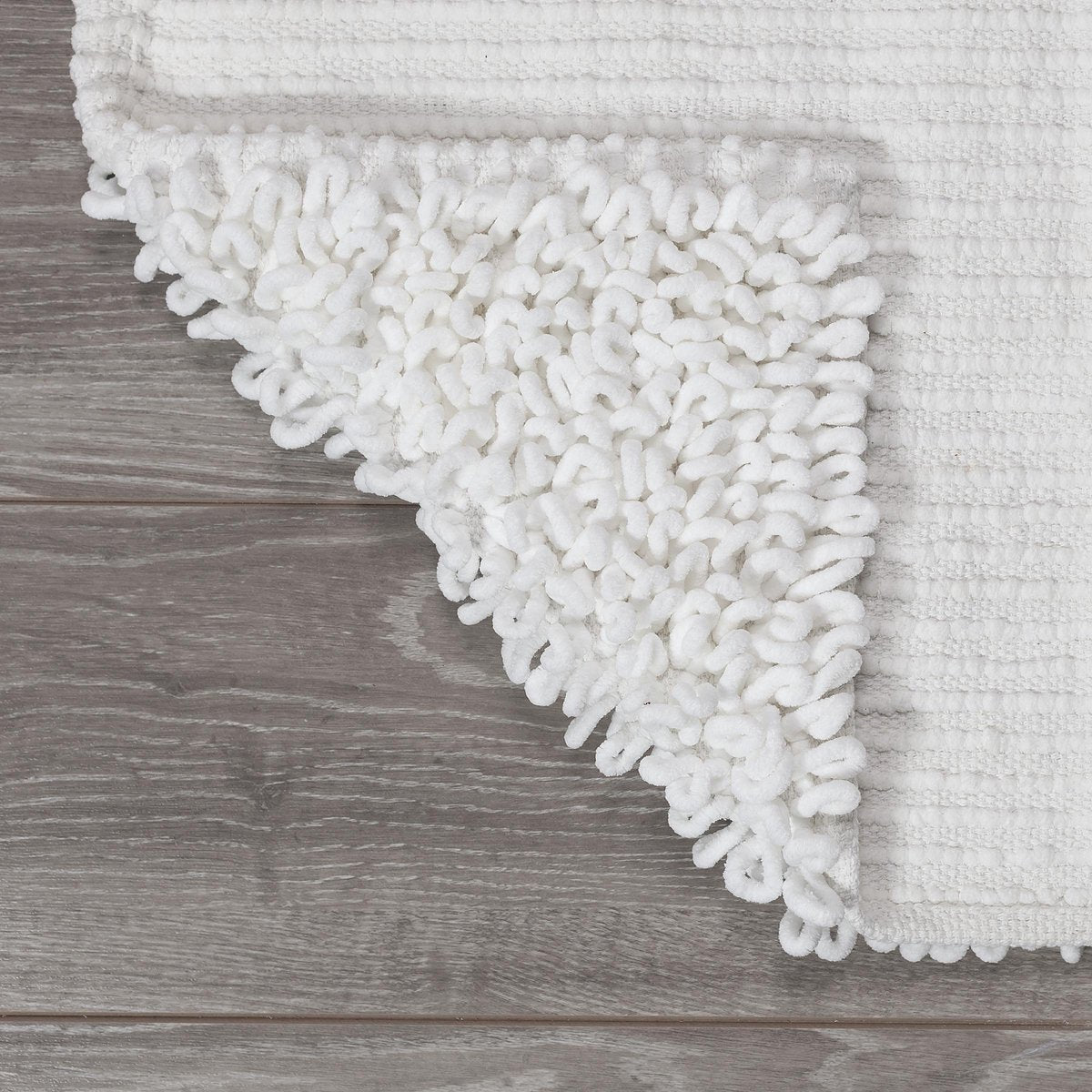 Sealskin Twist Badmat 60x90 cm - Microfibre - Wit