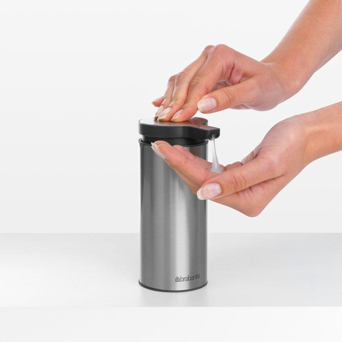 Brabantia Zeepdispenser - 200 ml - Matt Steel