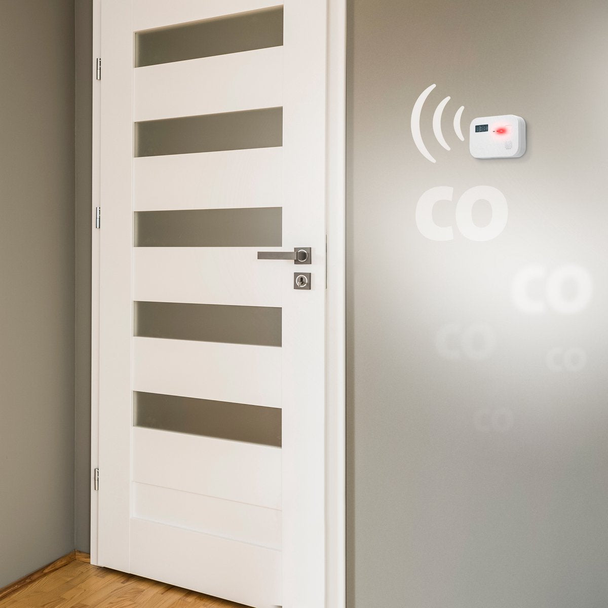 Alecto COA3910 Koolmonoxidemelder met display - 10 jaar sensor - Voldoet aan Europese norm EN50291 - Wit