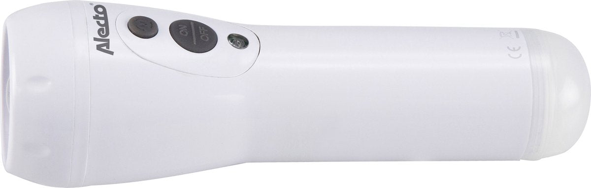 Alecto ATL-110 - LED Zaklamp - Noodverlichting - Automatisch aan bij stroomuitval - Wit
