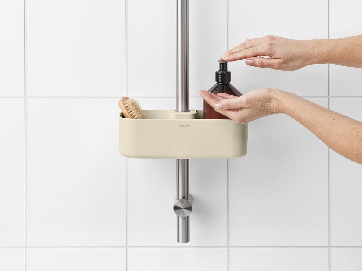 Brabantia ReNew Doucherek - Zonder boren - Soft Beige
