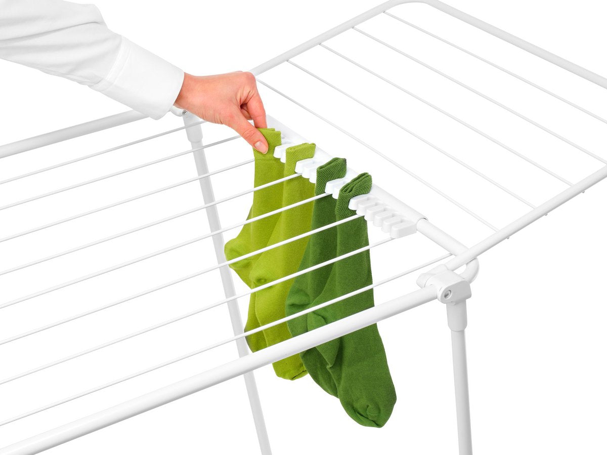 Brabantia HangOn Too Droogrek - 18 m - Inklapbaar Wasrek - White