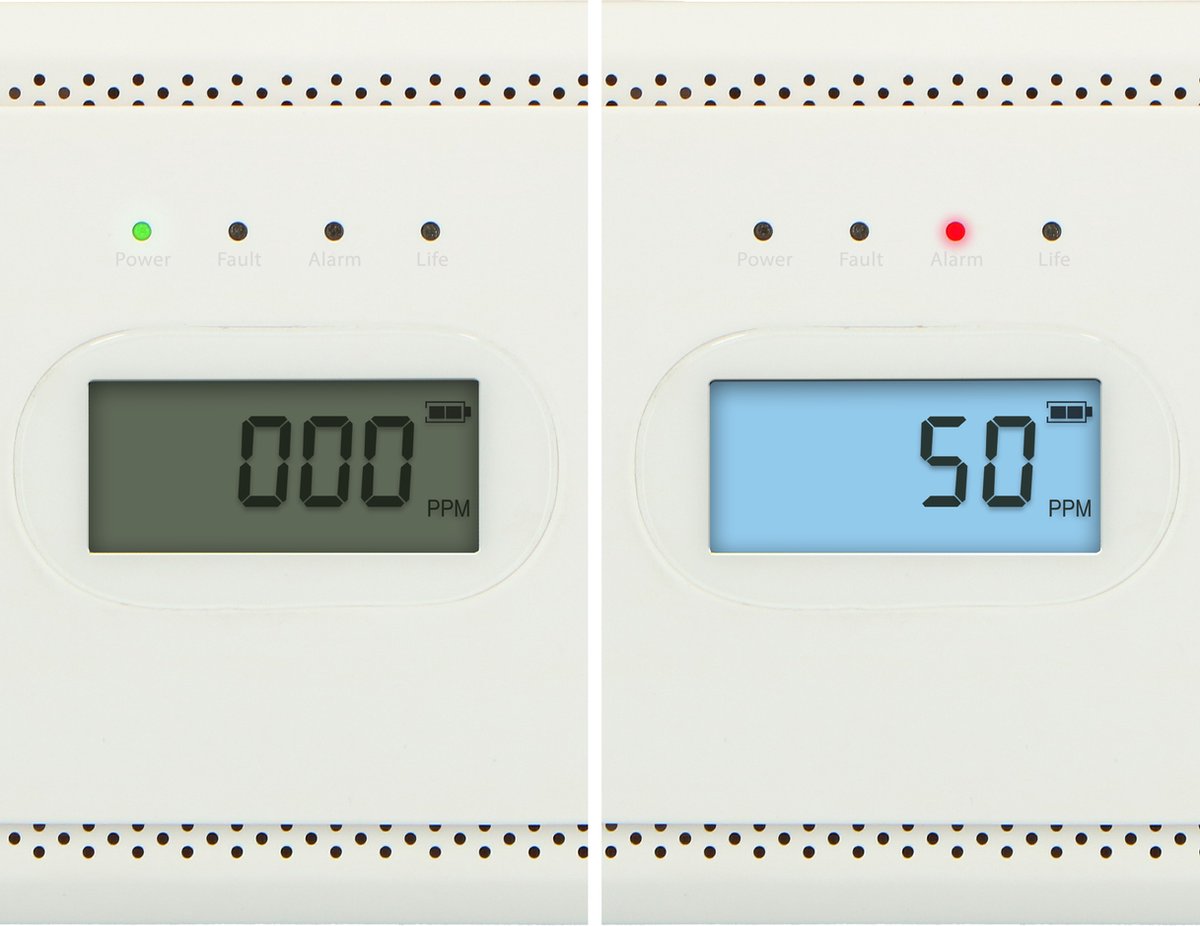 Alecto COA2650 - Koolmonoxidemelder met 10 jaar sensor en display