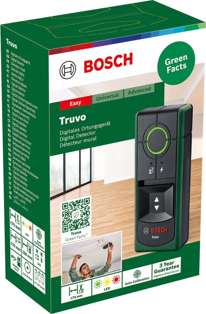 Bosch Truvo - Leidingzoeker - Inclusief Batterijen