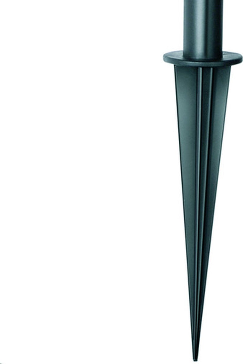 Brennenstuhl Tuincontactdoos / Buitencontactdoos 2-voudig op spies (Weerbestendige kunststof, Tuinstekkerdoos met waterdichte behuizing, 1,4m kabel) zwart