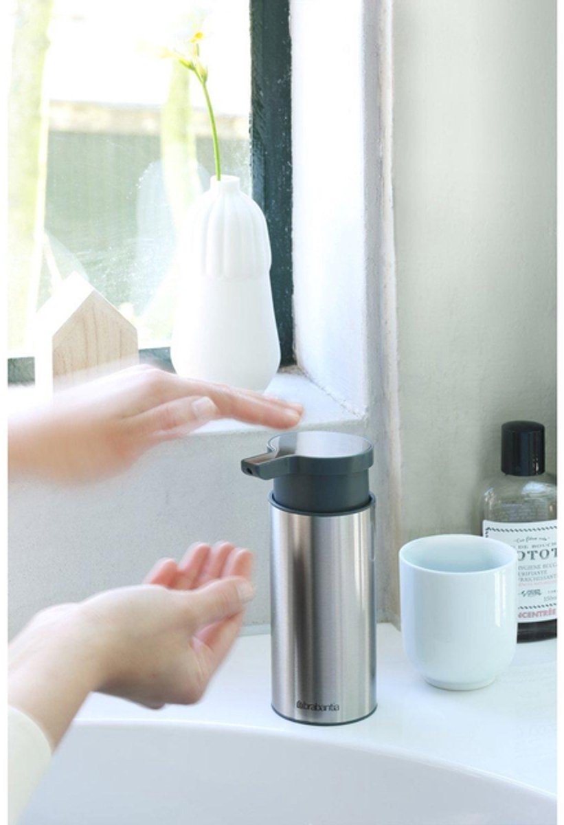 Brabantia Zeepdispenser - 200 ml - Matt Steel